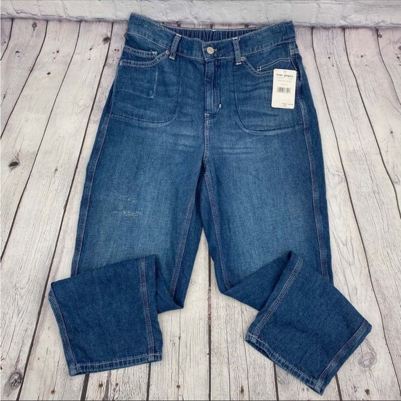 NWT Free People Chloe Baby Barrel Jeans Women’s Size S - Picture 3 of 11